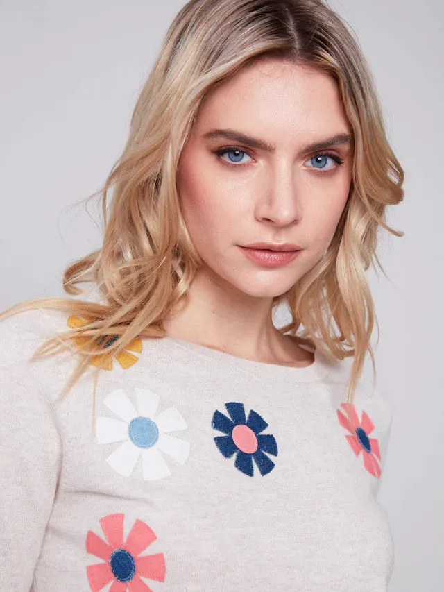 FLOWER PATCH SWEATER