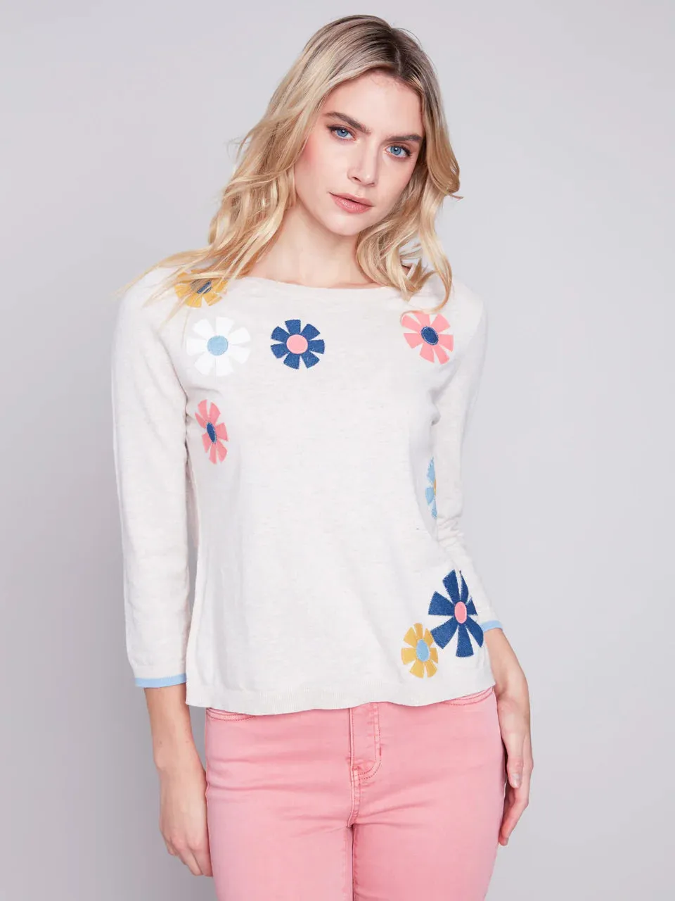 FLOWER PATCH SWEATER