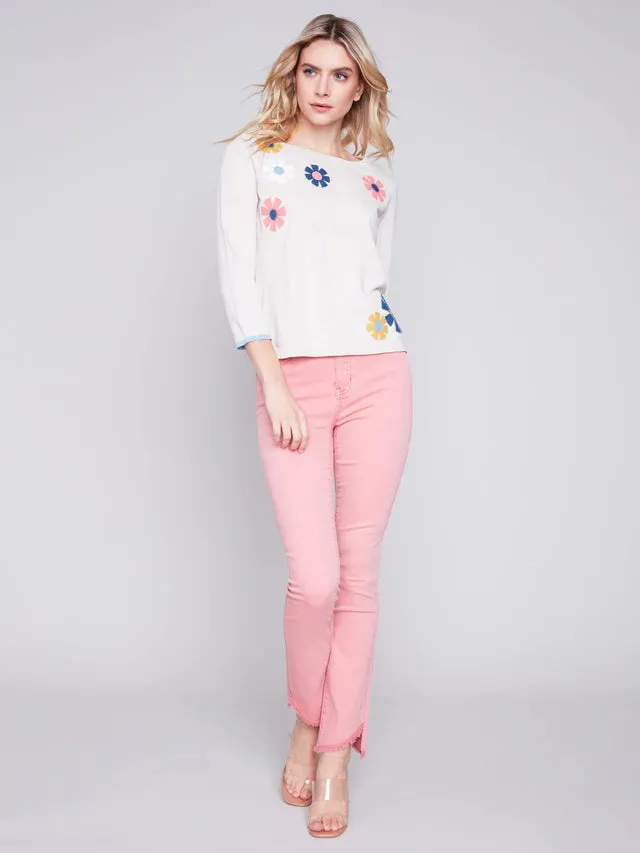 FLOWER PATCH SWEATER