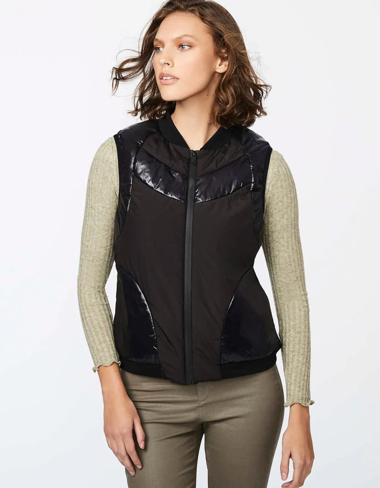 GLOSS MATTE PUFFER VEST