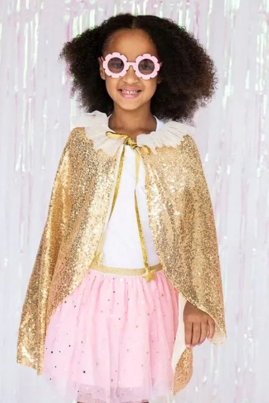 Gold Sequin Cape