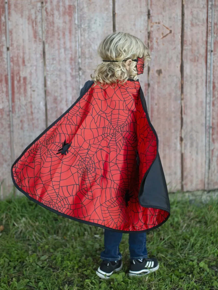 Great Pretenders- Reversible Spider/Bat Cape & Mask