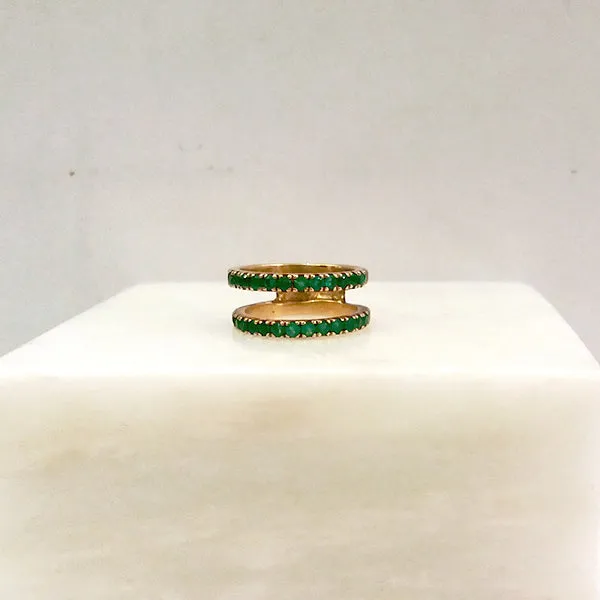 Green Agate Ring Cape