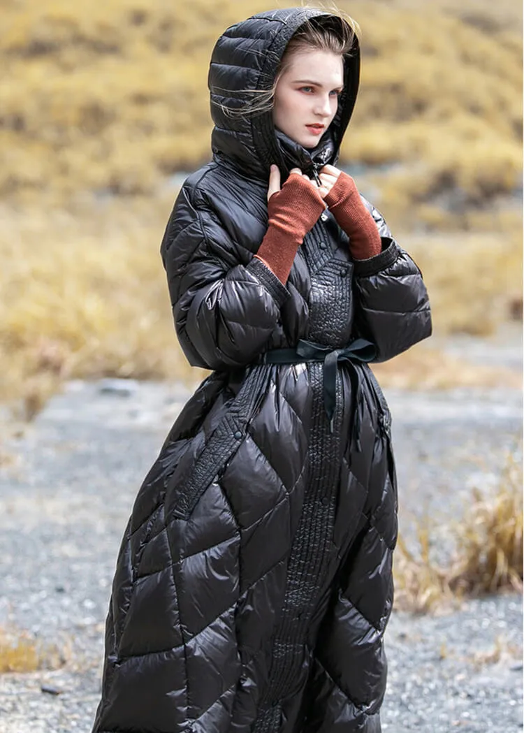 Sure! Here’s an optimized title for your e-commerce product:

Womens Long Hooded Fit & Flare Down Puffer Coat - Stylish and Warm Winter Jacket

Feel free to adjust any part of it according to your branding or keyword preferences!