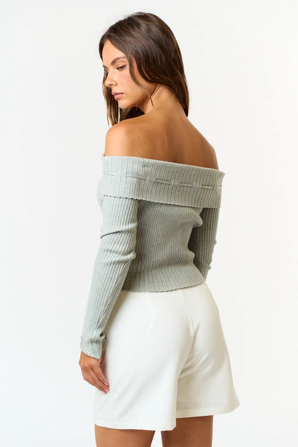 Ribbed Isla Sweater Top