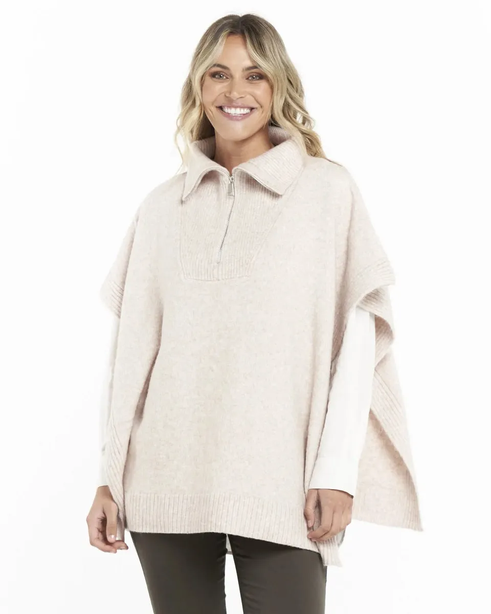 Isla Zip Cape Cream