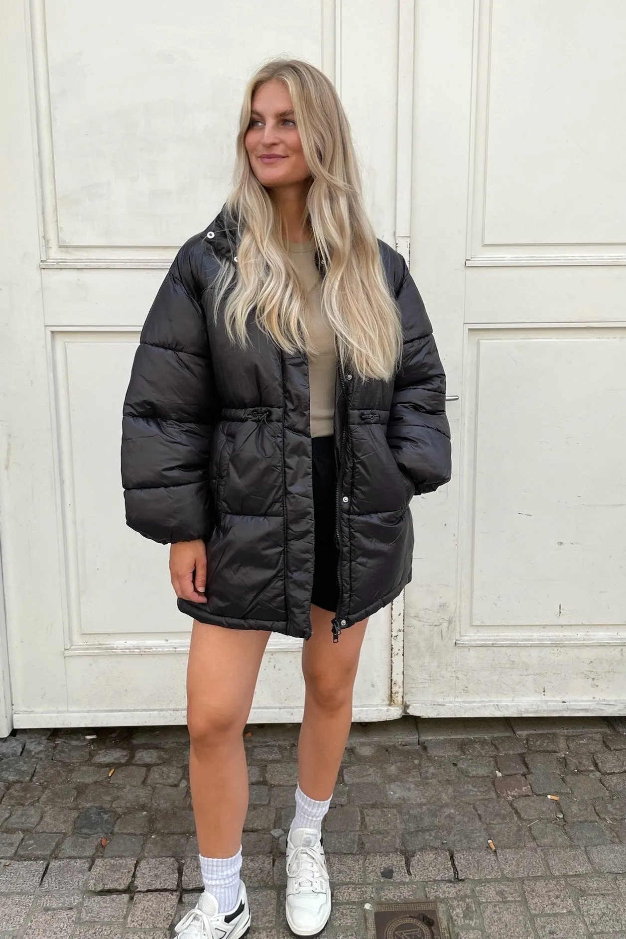 JXHeather Puffer Jakke - Sort