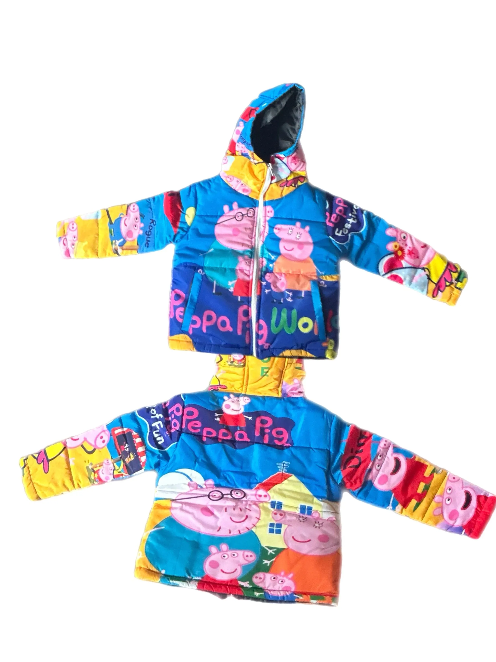 Kids Peppa Pig-Themed Puffer Jacket