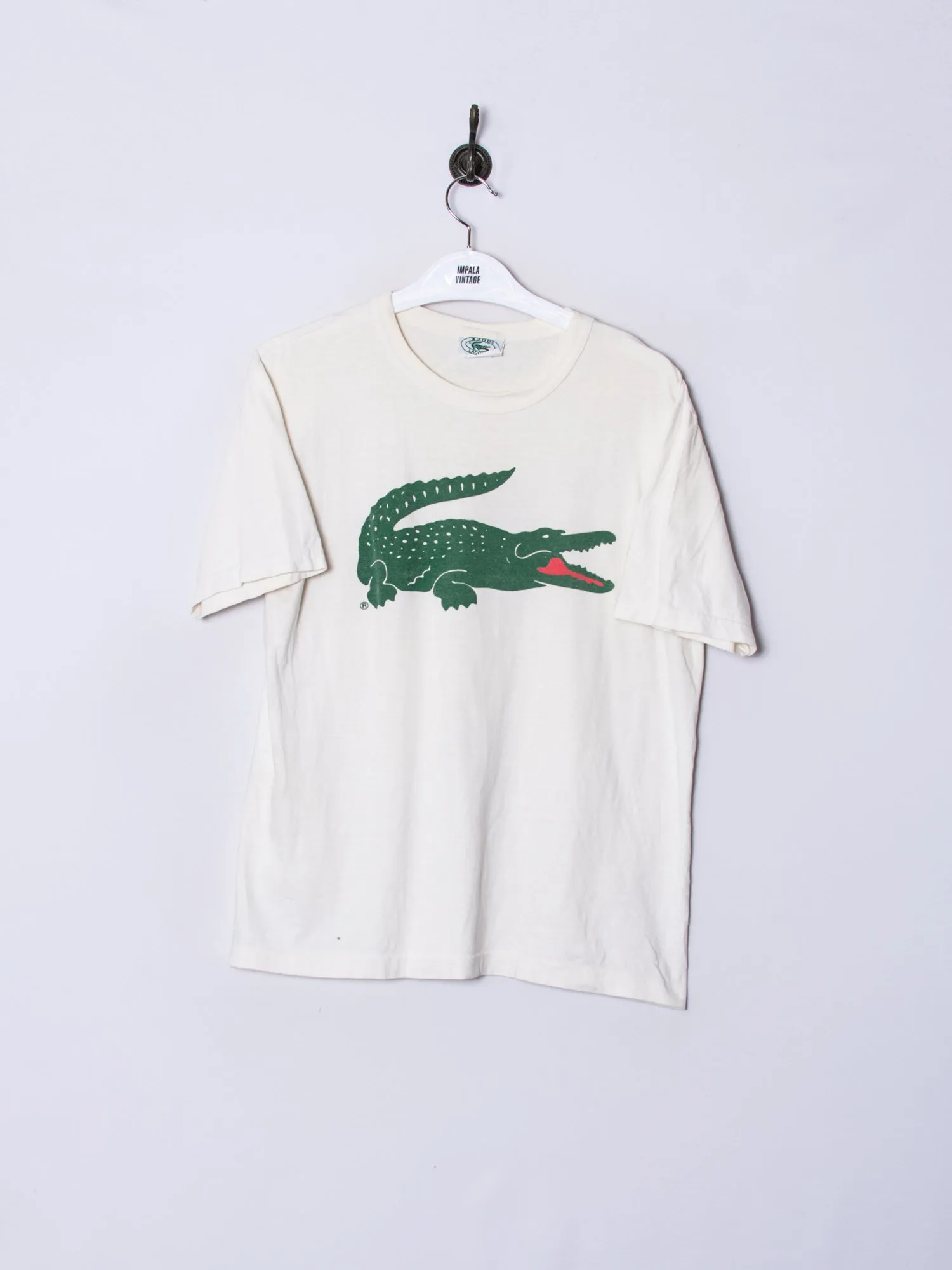 Crisp White Cotton Lacoste Tee: Soft, Breathable, Timeless Style