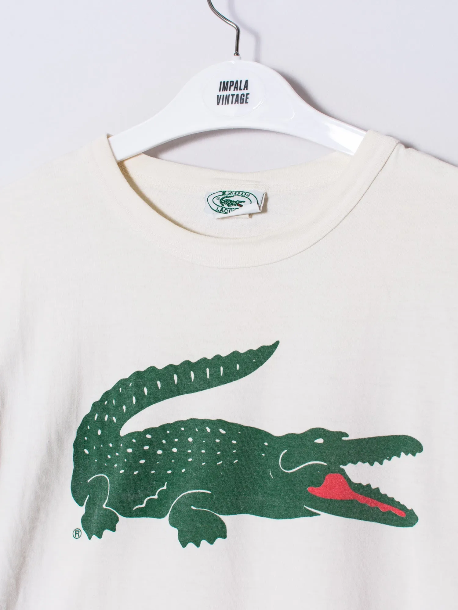 Crisp White Cotton Lacoste Tee: Soft, Breathable, Timeless Style