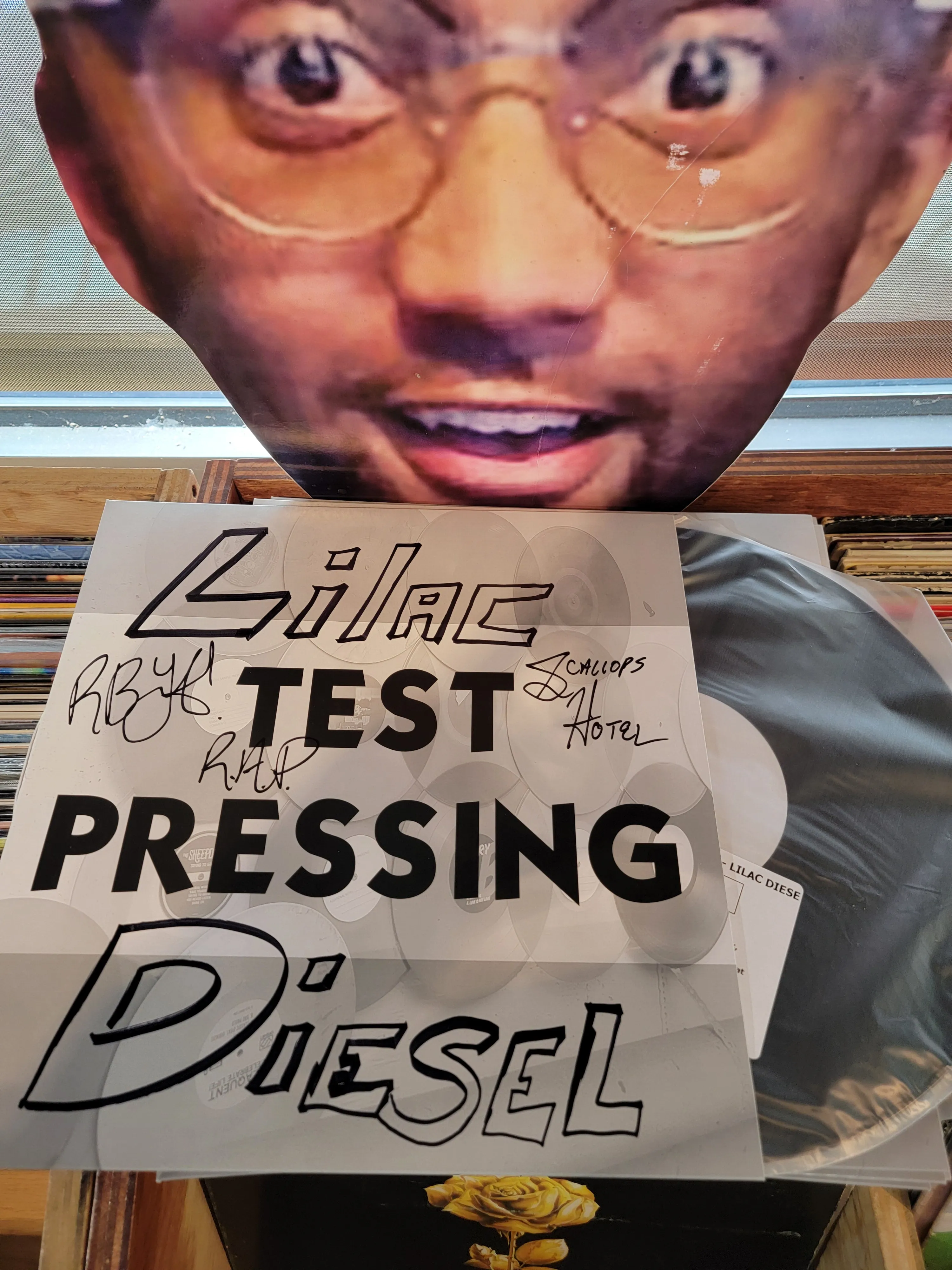 LILAC DIESEL TEST PRESSING