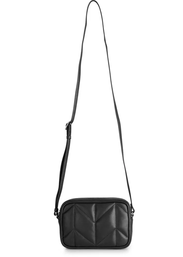 Markberg Pernilla Crossbody Taske Chevron Puffer - Black