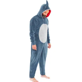 Men's Shark Fleece Onesie