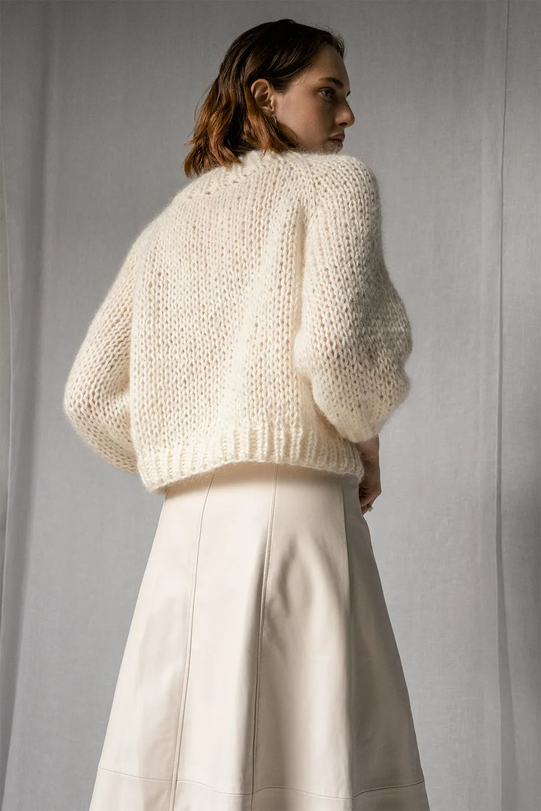 Mohair Chunky Braid Sweater