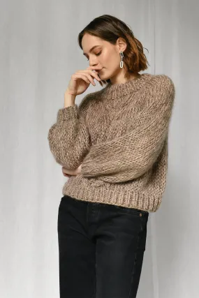 Mohair Chunky Braid Sweater