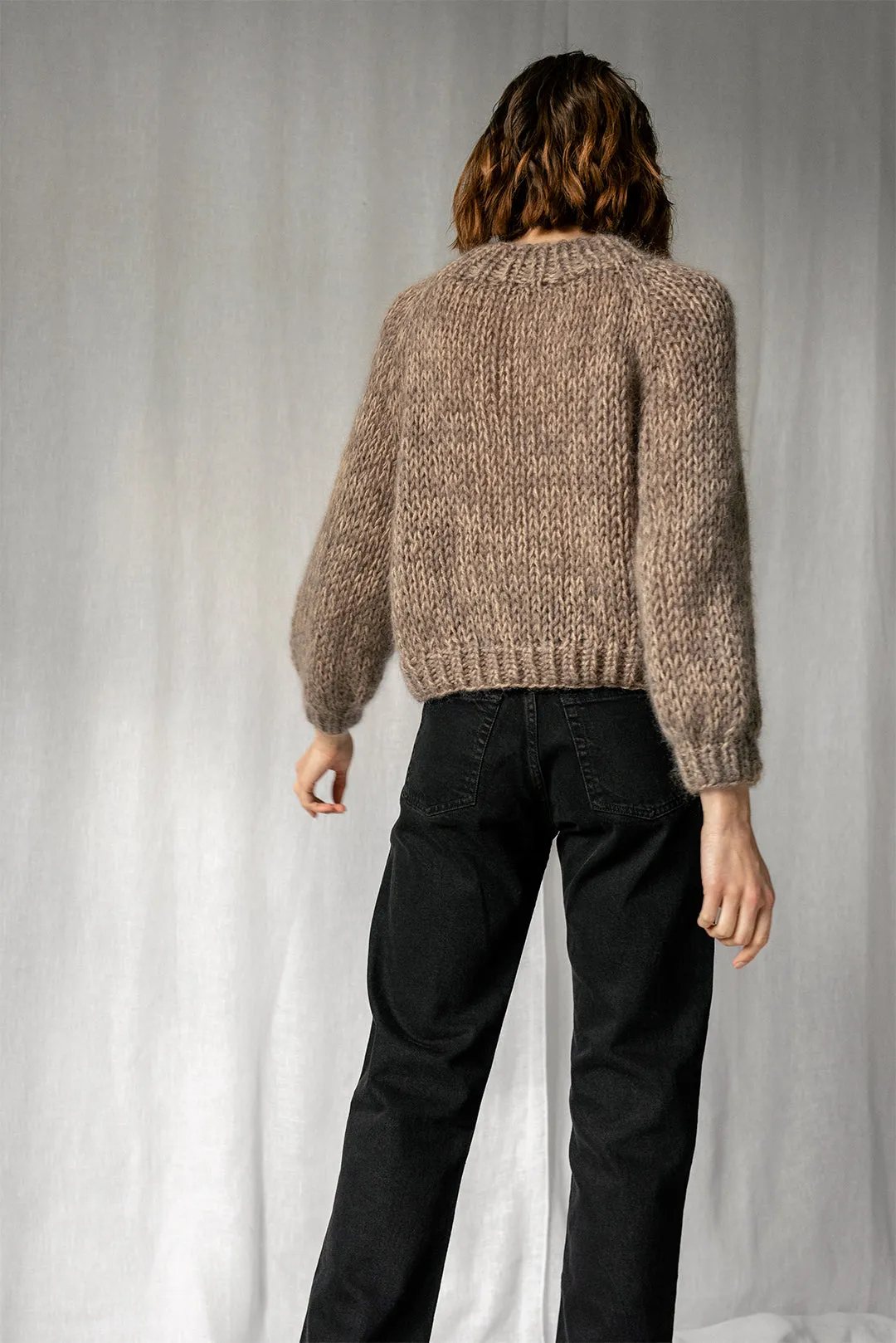 Mohair Chunky Braid Sweater