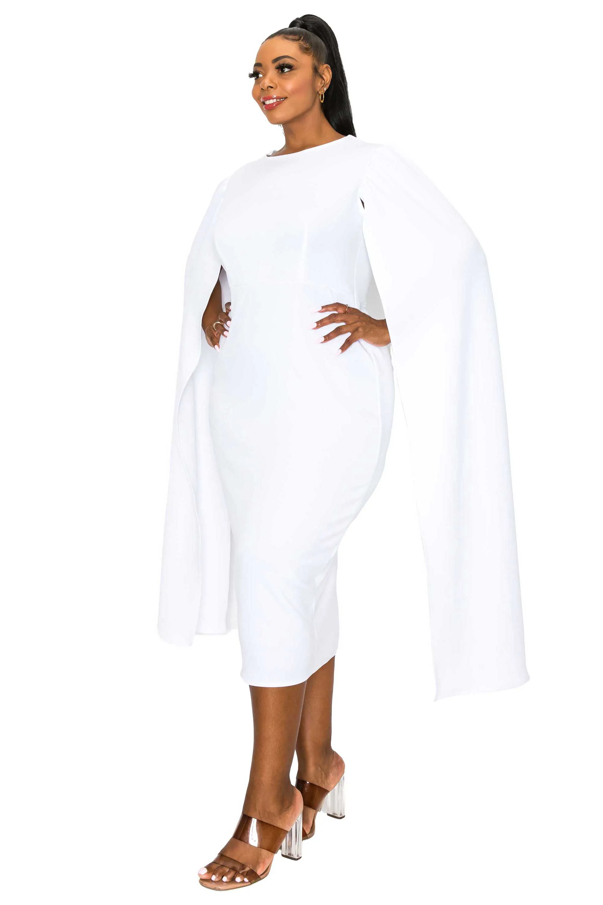 Naomi Cape Dress