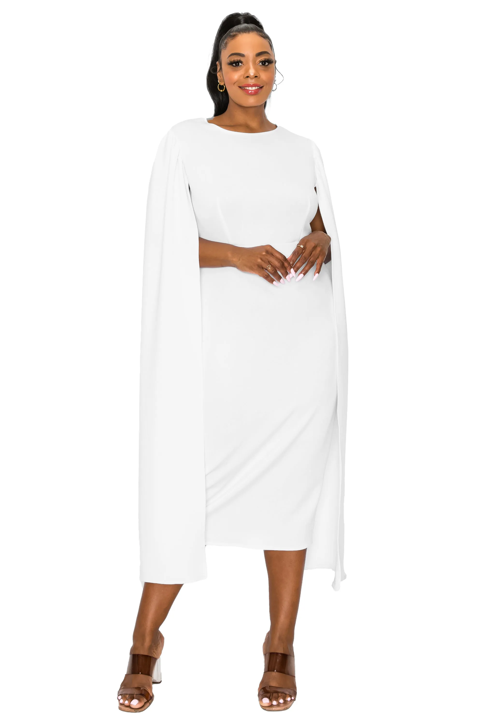 Naomi Cape Dress