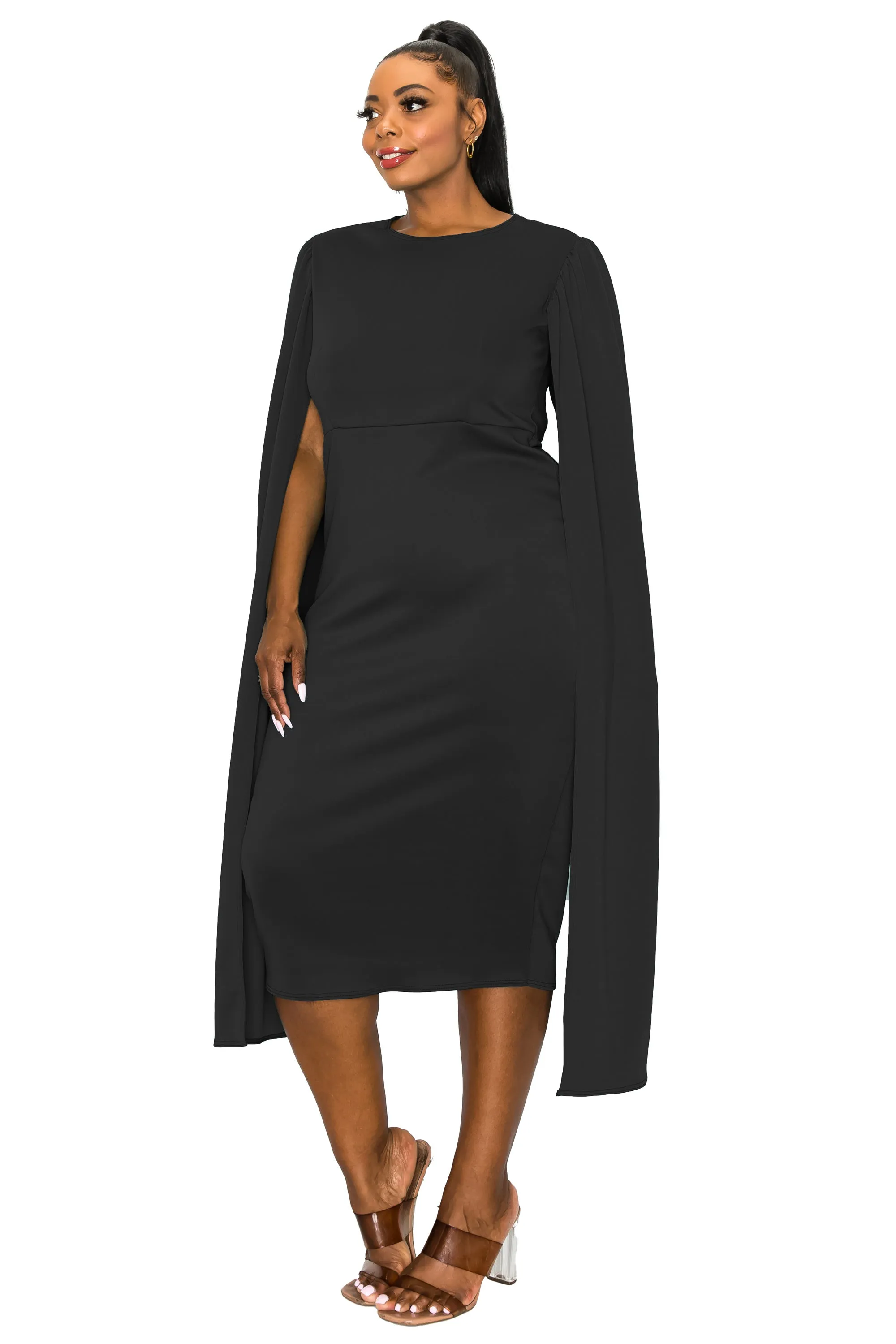 Naomi Cape Dress