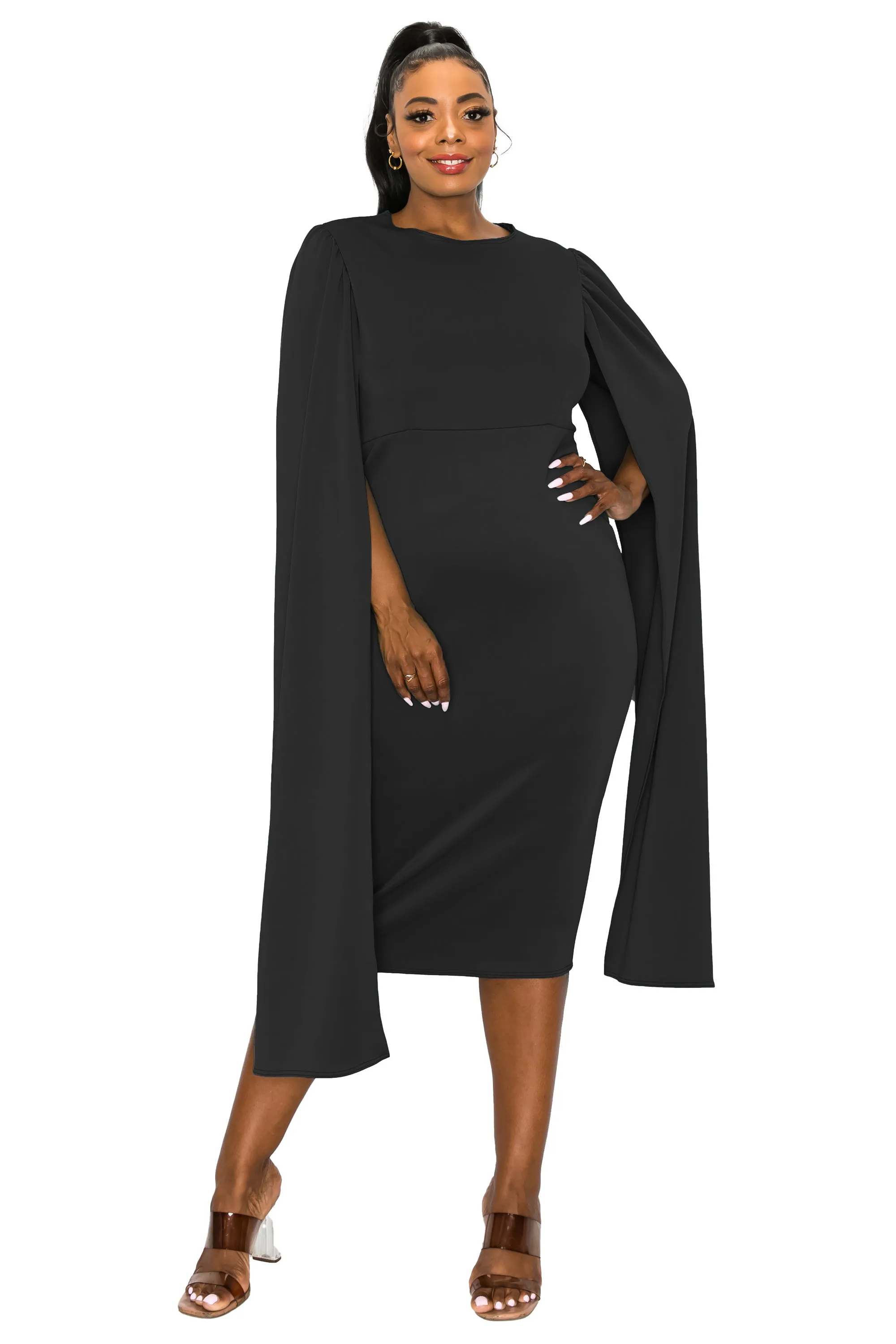 Naomi Cape Dress