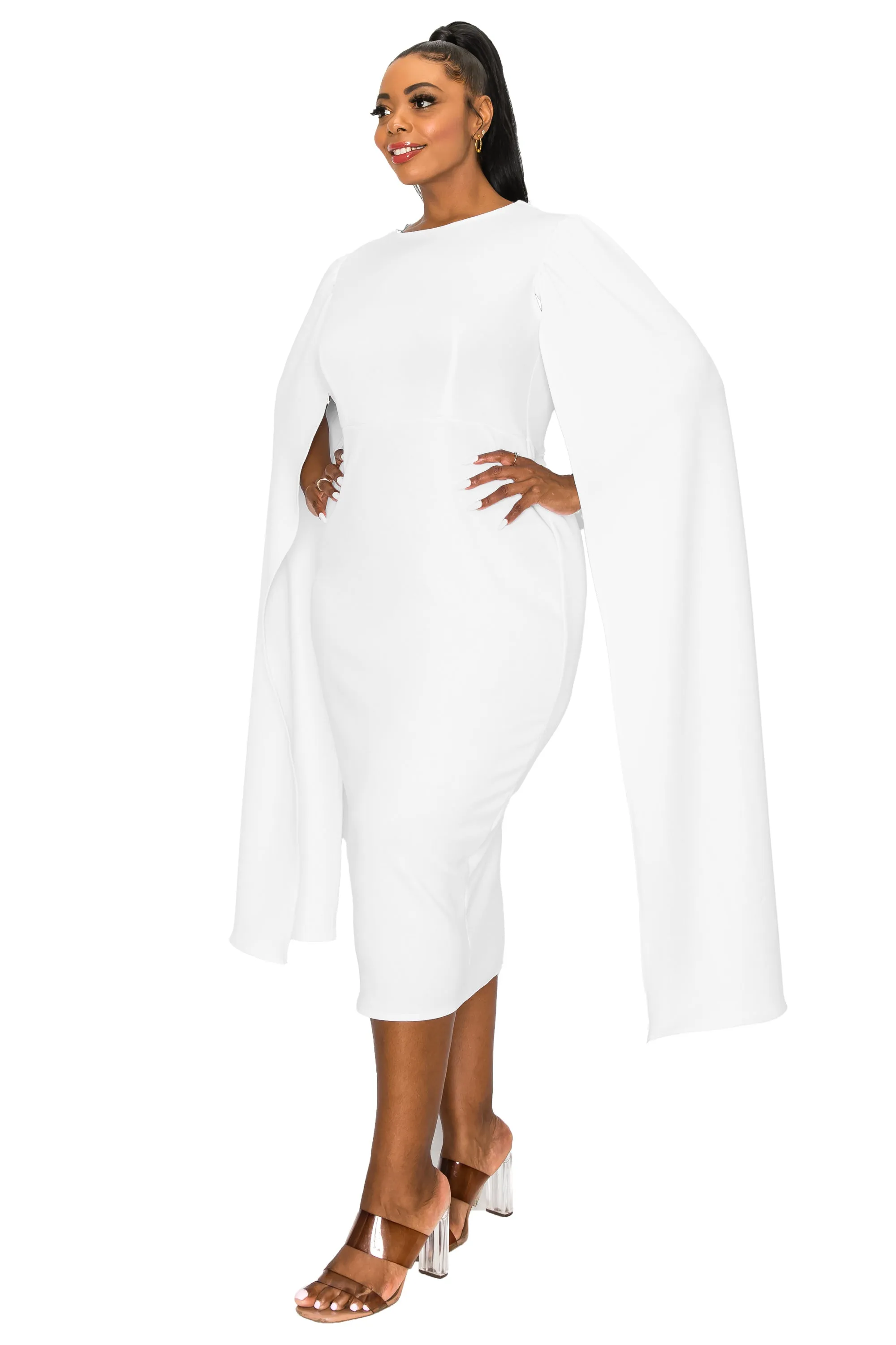 Naomi Cape Dress