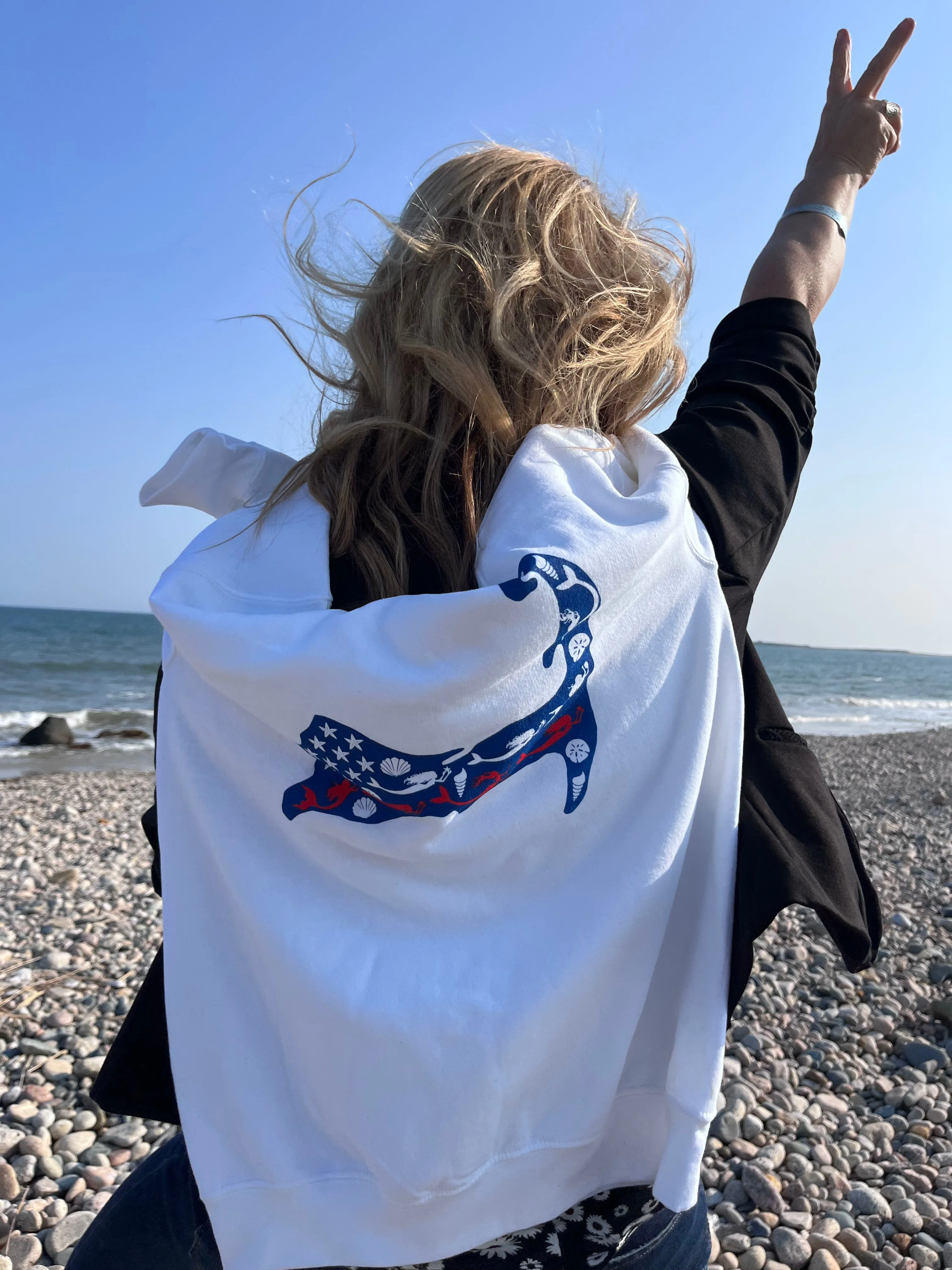 Patriotic Cape Mermaid Sweatshirt