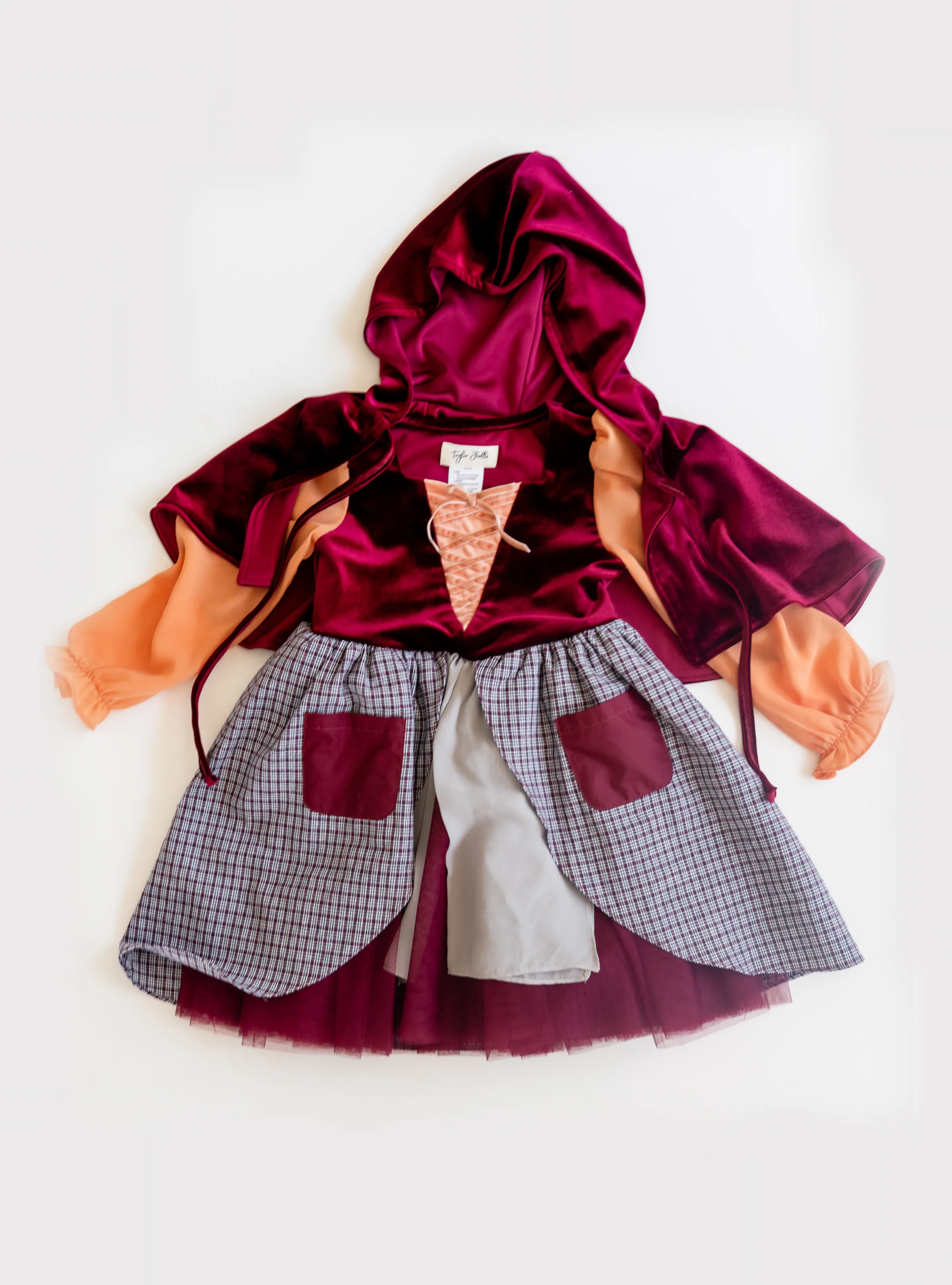 PREORDER - Plaid Witch Sister Dress   Cape