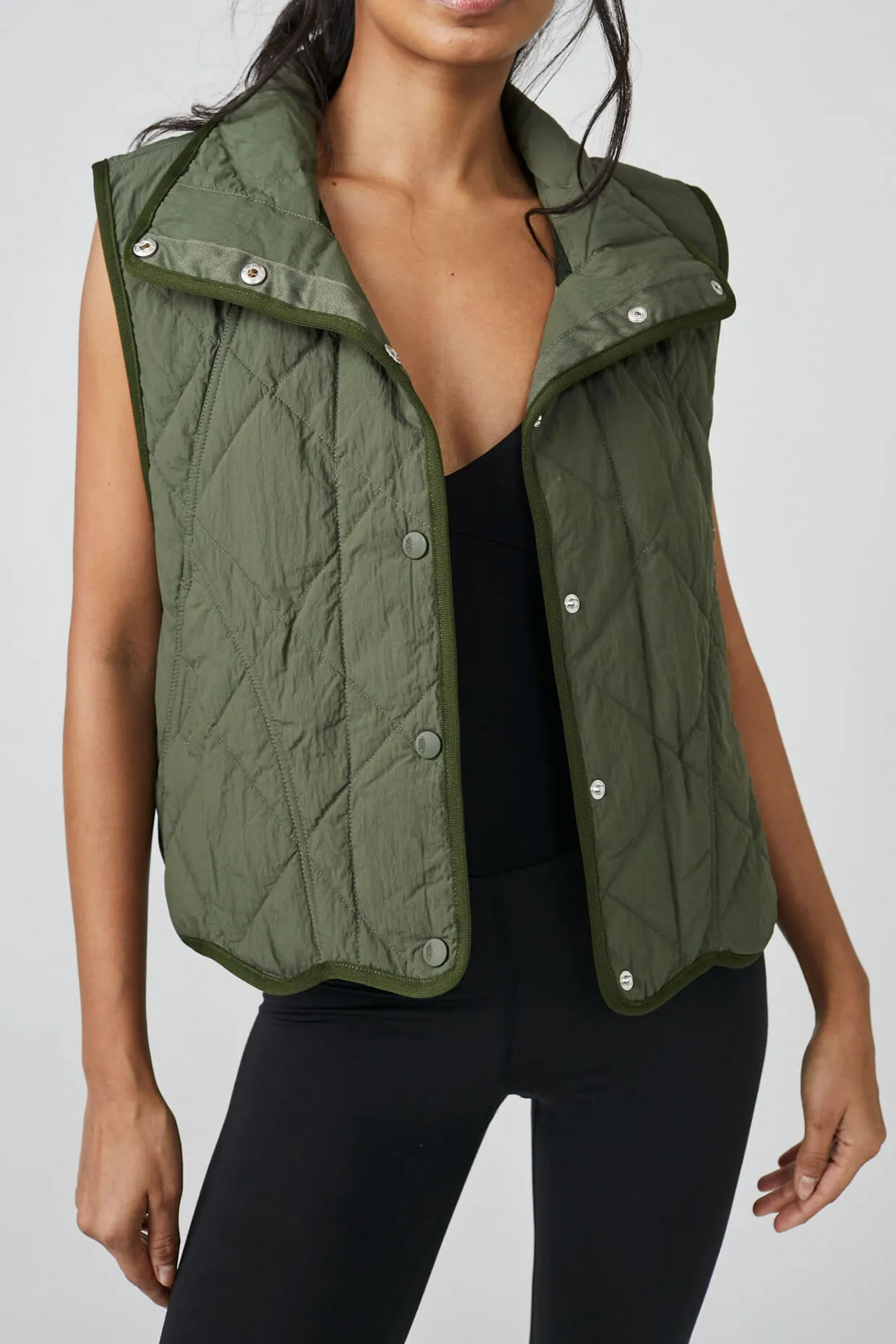 Quinn Quilted Puffer Vest: Enhanced Insulated Sleeveless Jacket