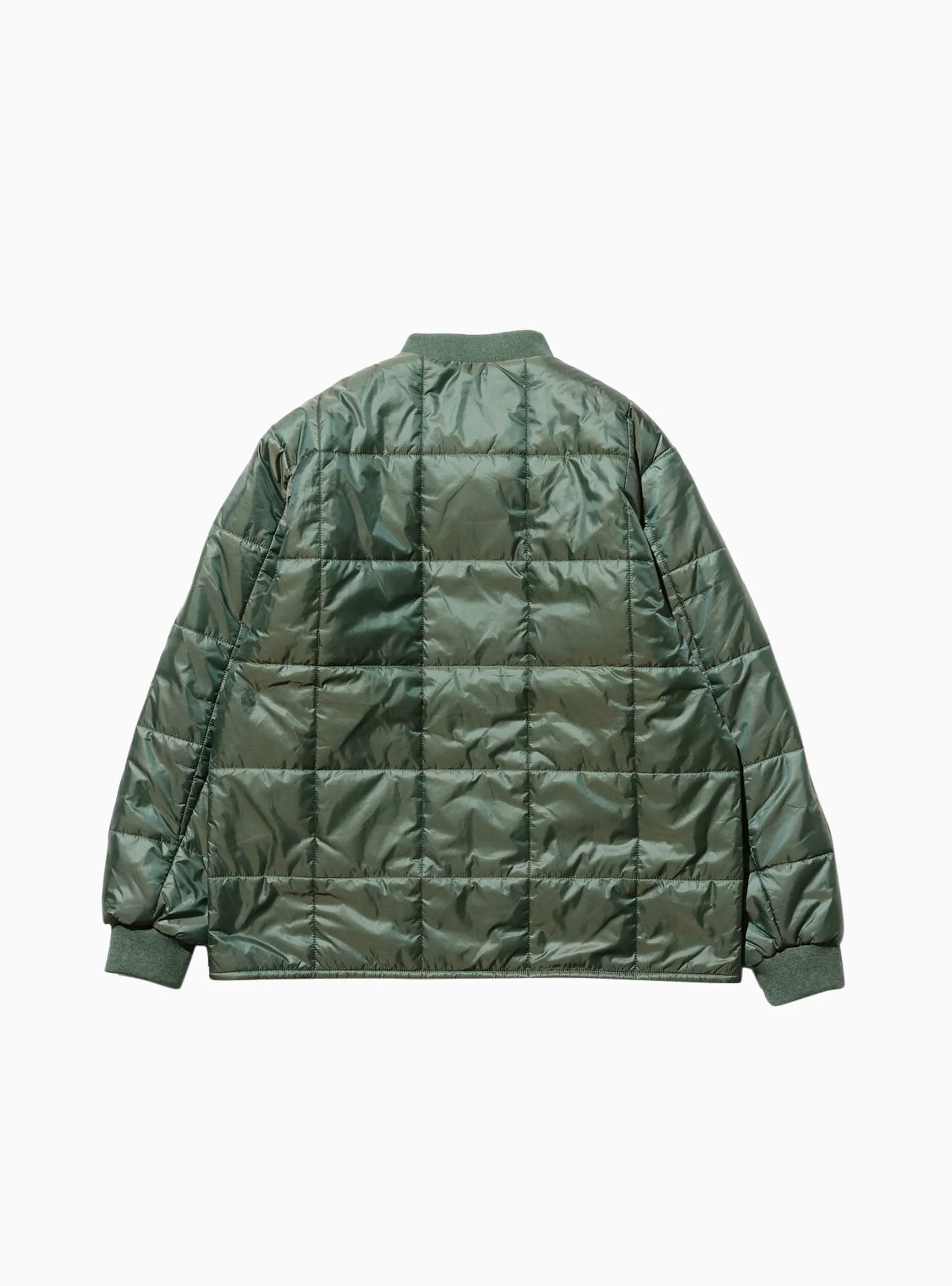 Reversible Ripstop Puffer Jacket Green