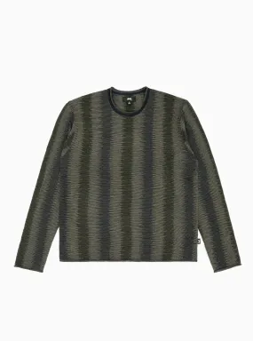 Olive Shadow Stripe Sweater - Enhanced Title