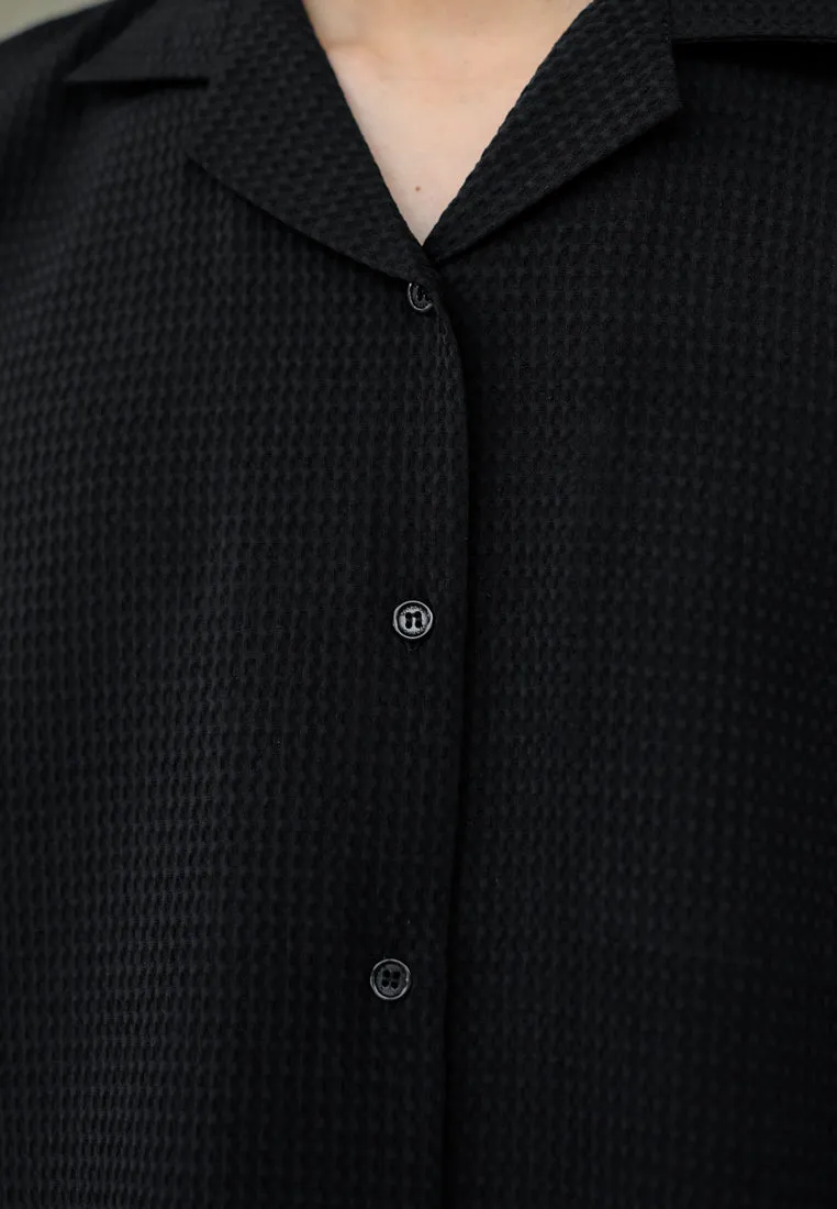 Shirt Men (Black Waffle)