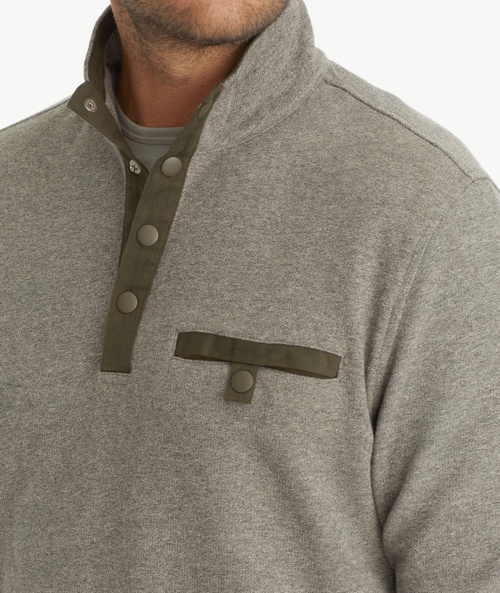 Snap Fleece Pullover