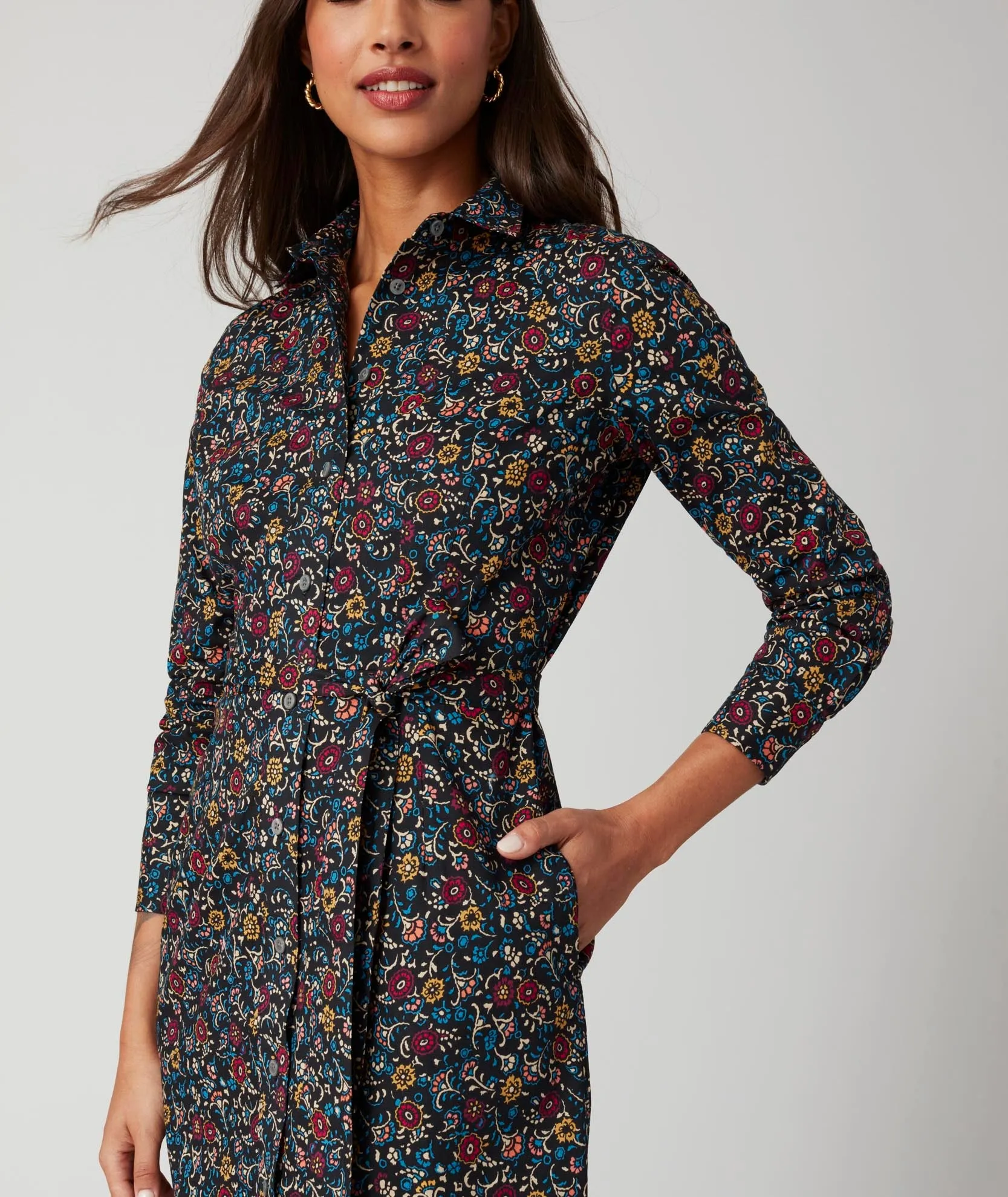 Stretch Cotton Sydney Shirtdress