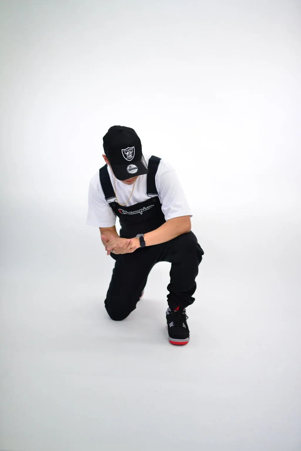 Black Super Fleece 3.0 Overalls - Enhanced