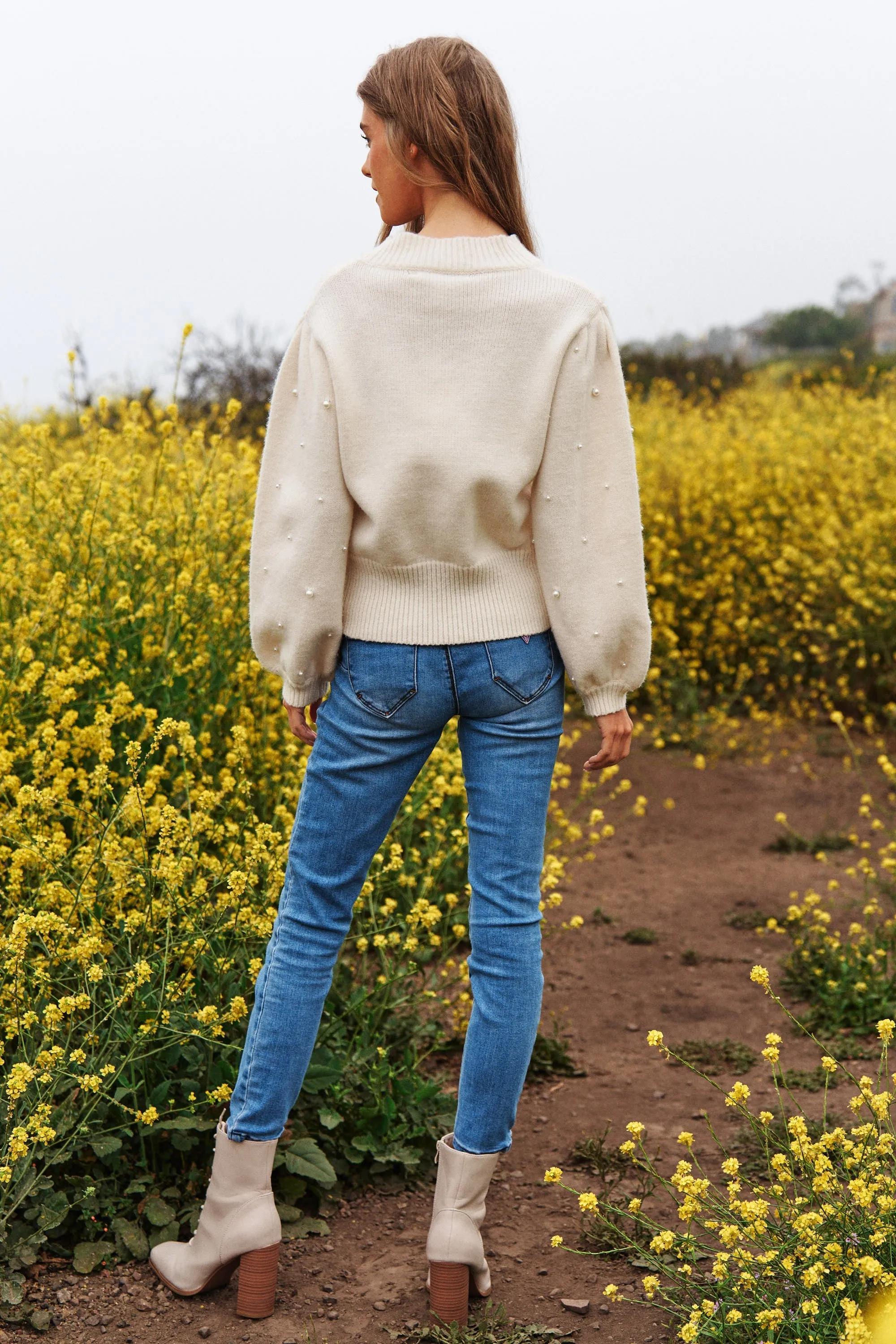 The Ellie Pearl Sweater