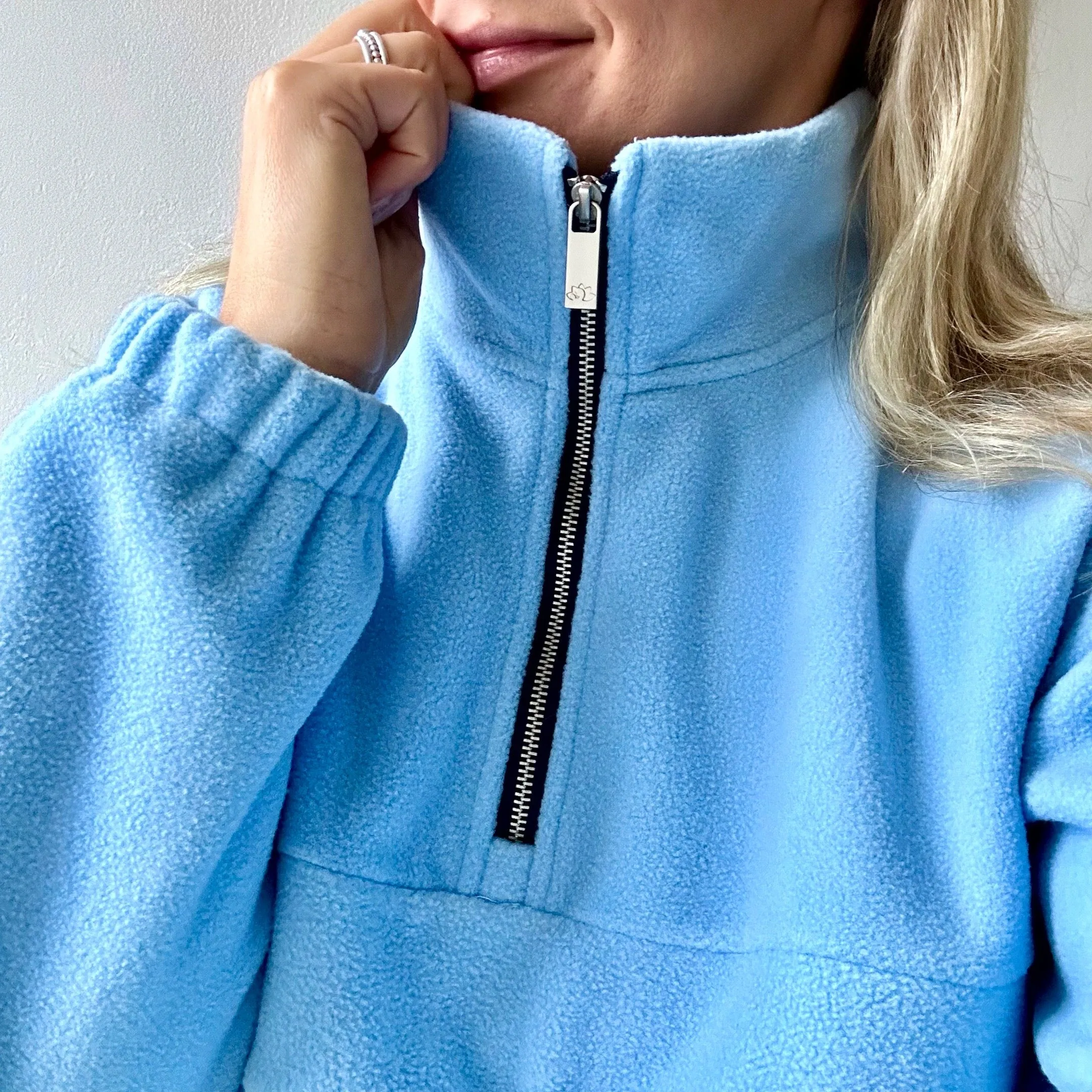 The Tilda Half Zip Nursing Fleece