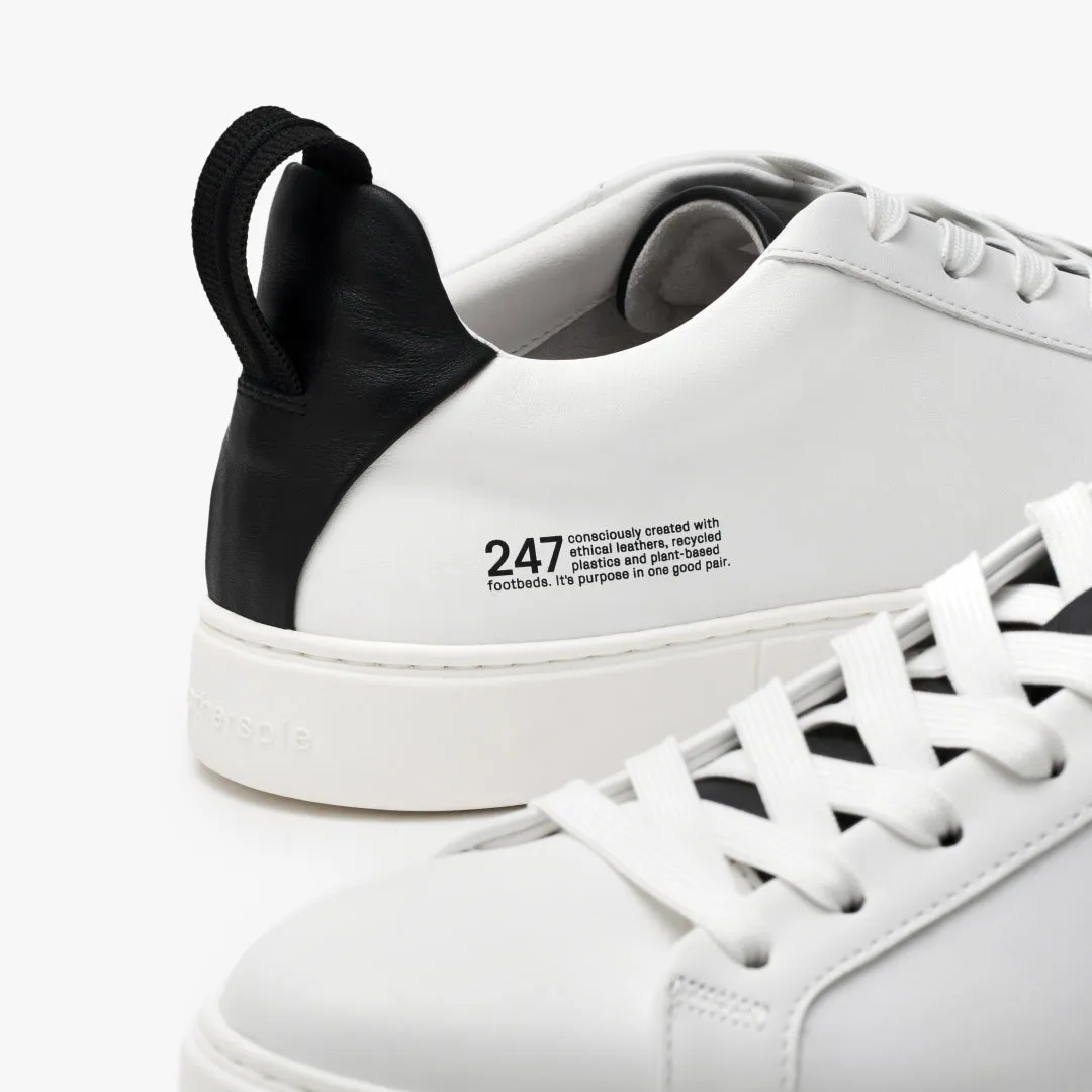 Optimized title: White and Black Mens X2 Sneakers