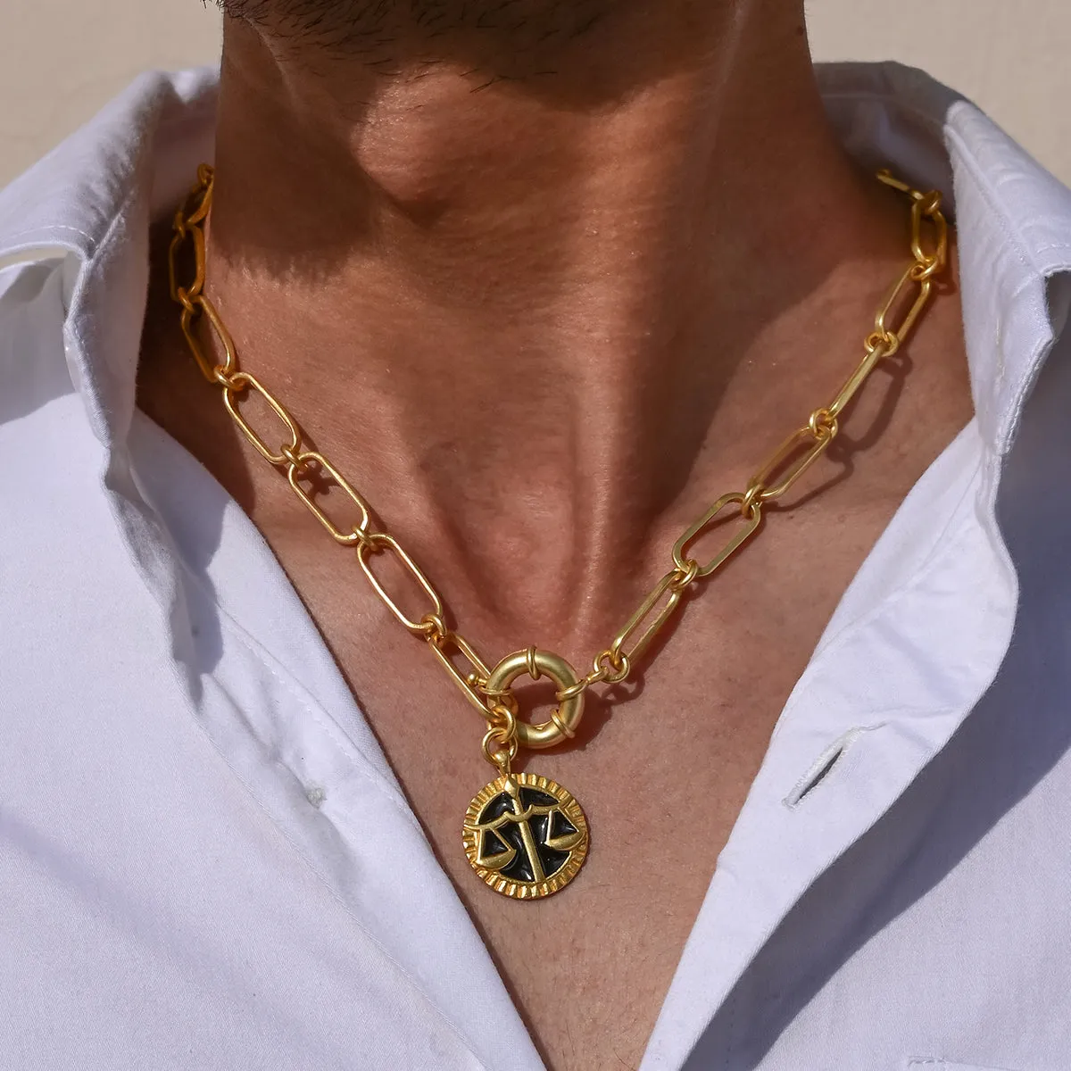 Zodiac Necklace for Men