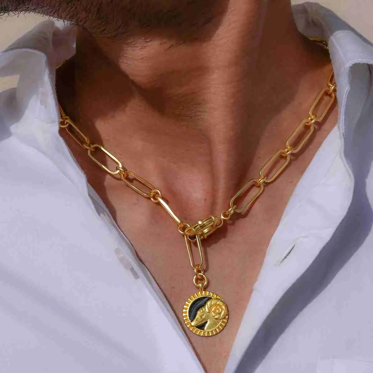 Zodiac Necklace for Men